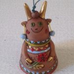 Колокольчик, сувенир, керамика